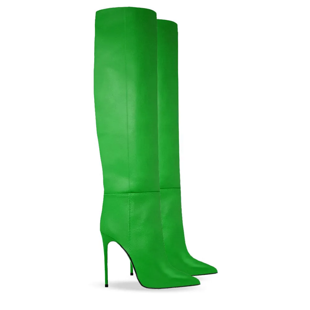 DAYNA GREEN LEATHER