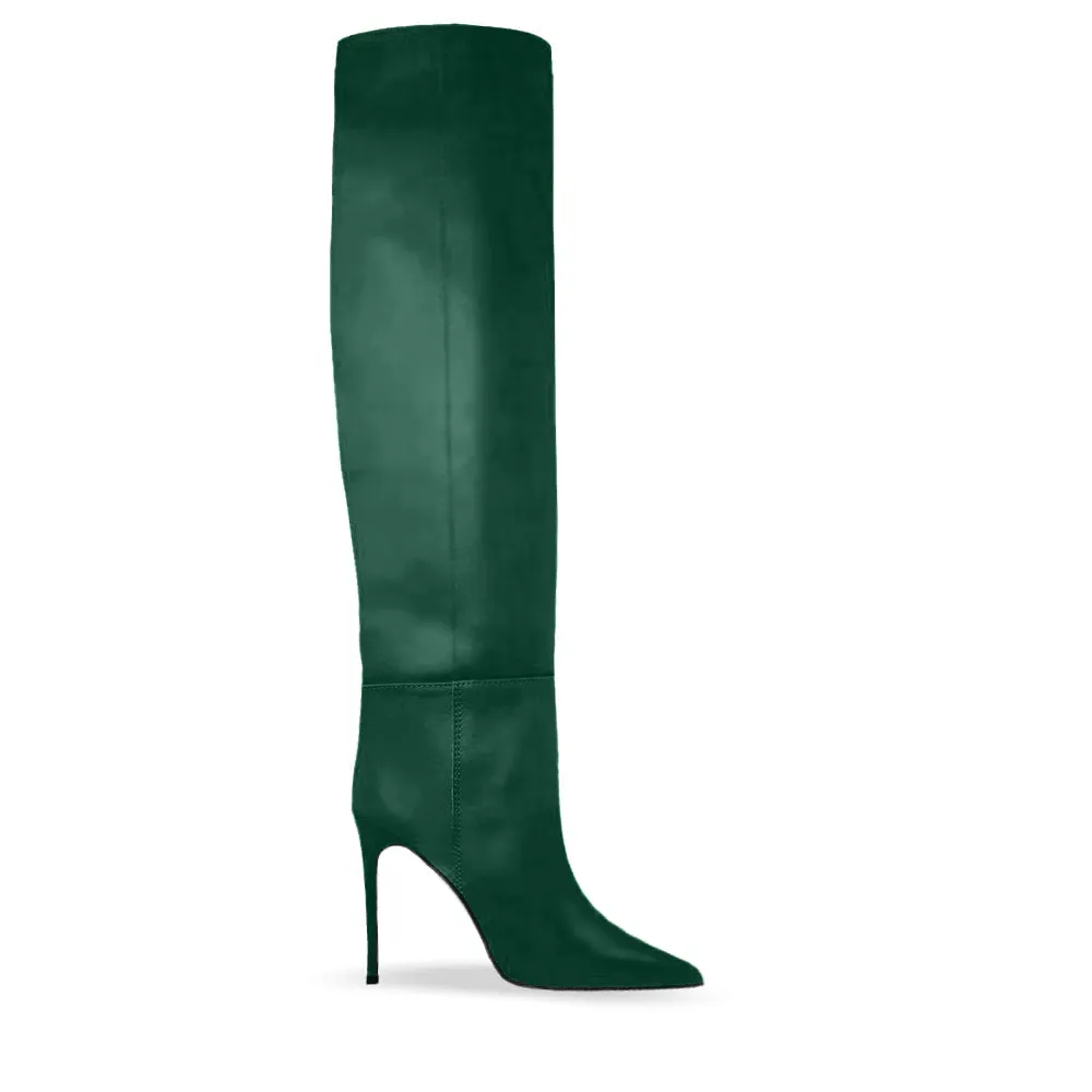 DAYNA GREEN LEATHER