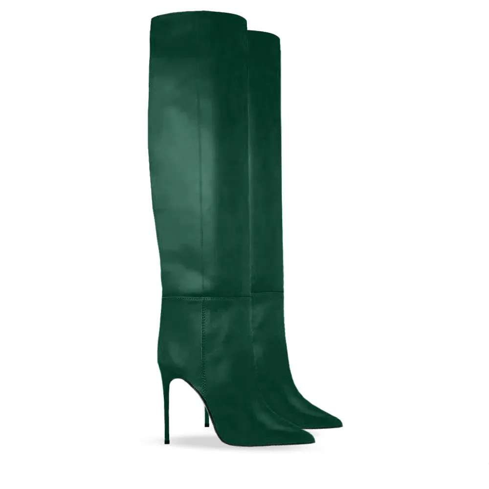 DAYNA GREEN LEATHER