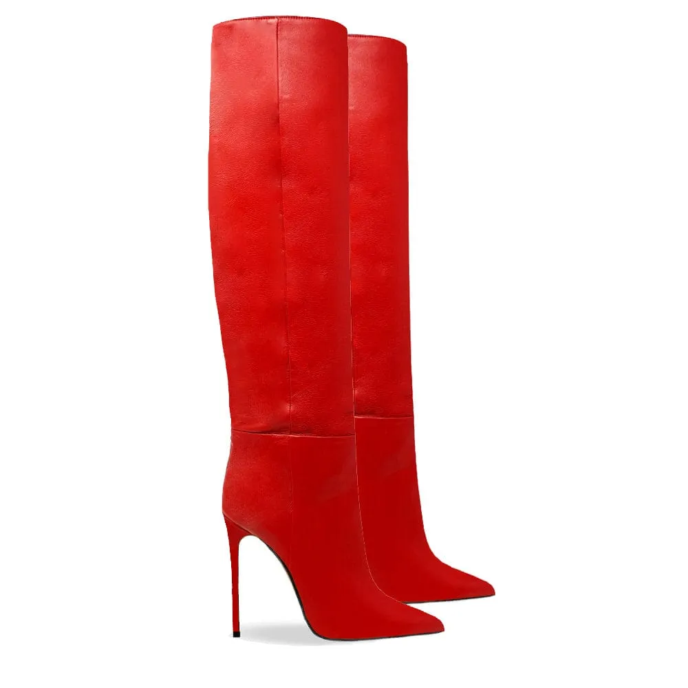 DAYNA RED LEATHER