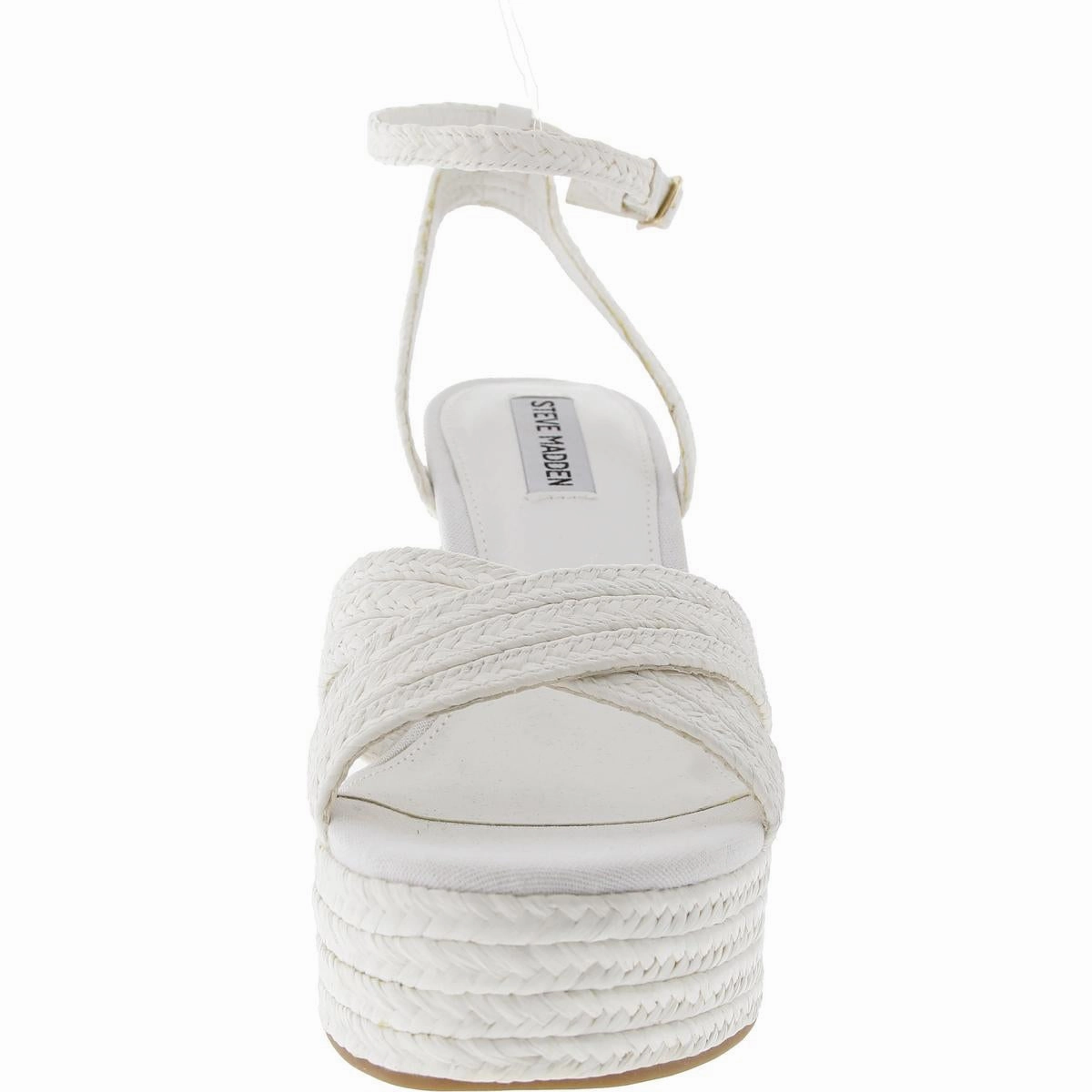 Dazed Womens Woven Man Made Wedge Sandals