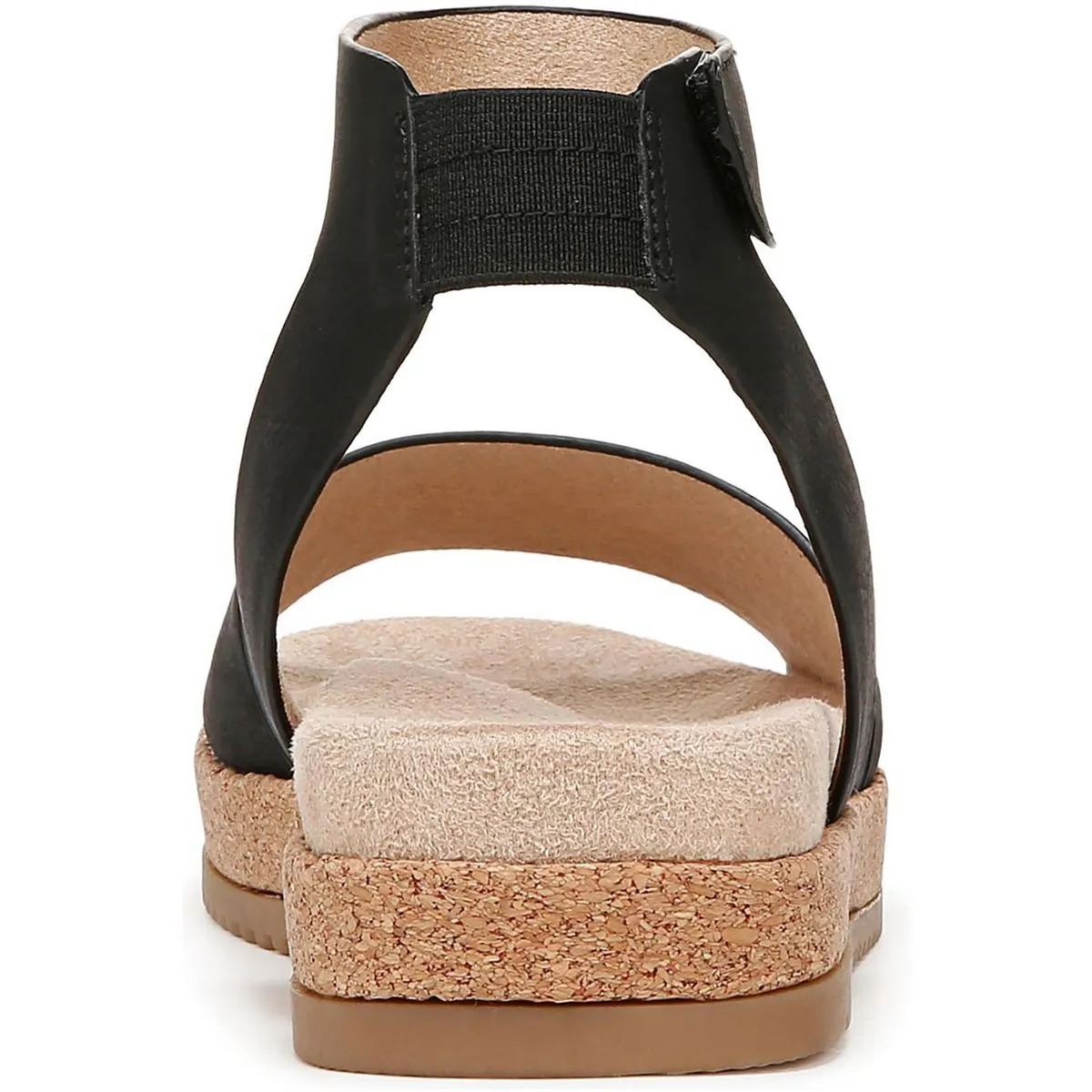 Deara Womens Faux Leather Platform Ankle Strap