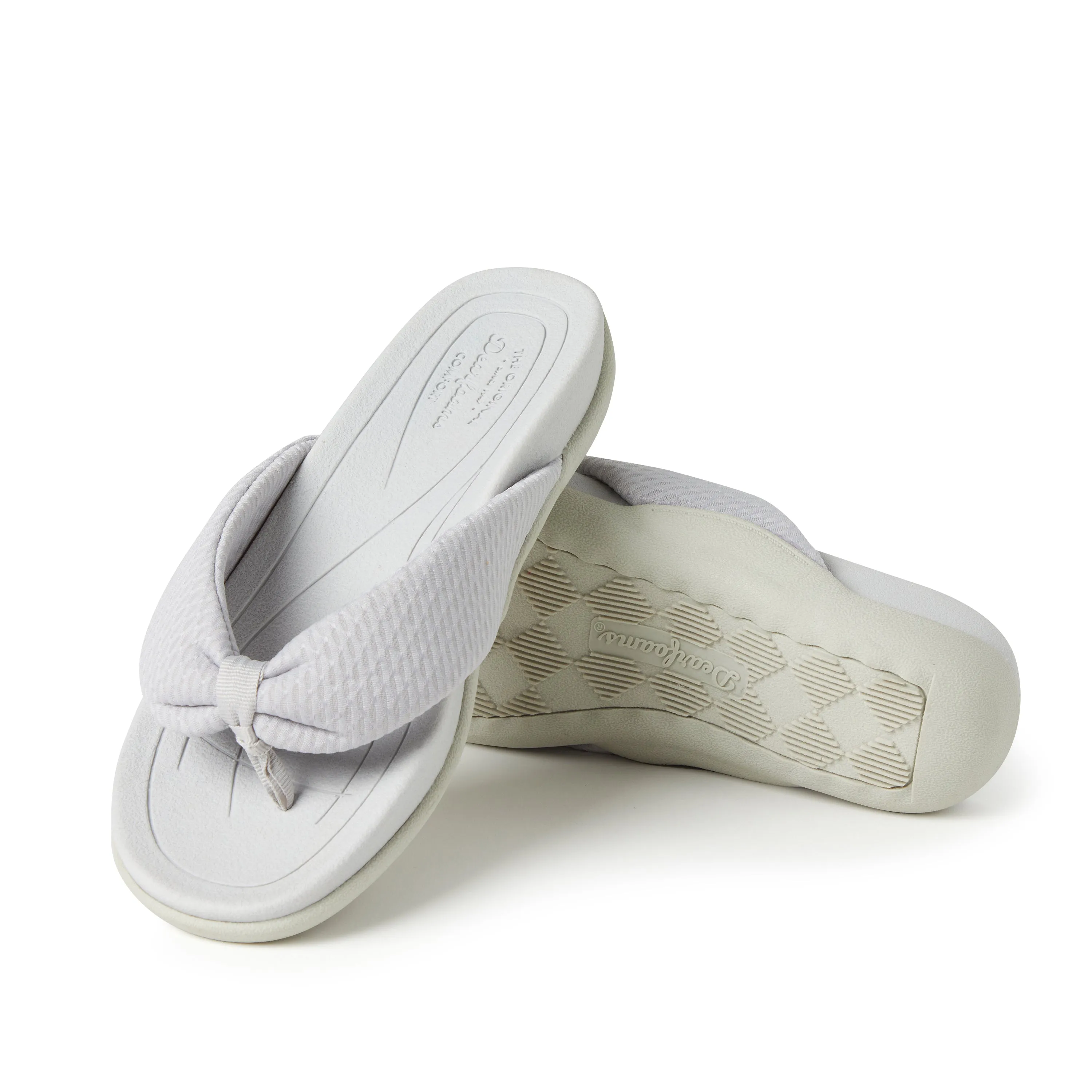 Dearfoams Women's Low Foam Thong Sandal