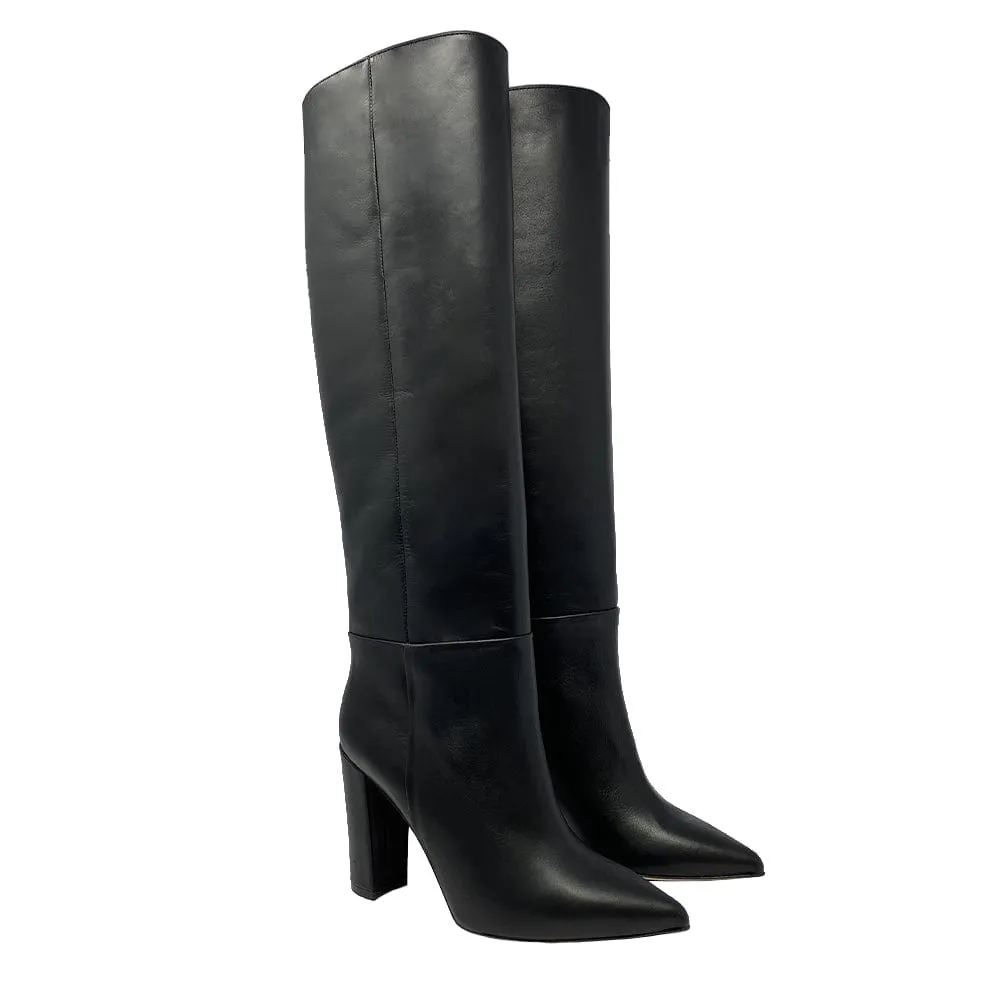 DEBBIE BLACK LEATHER