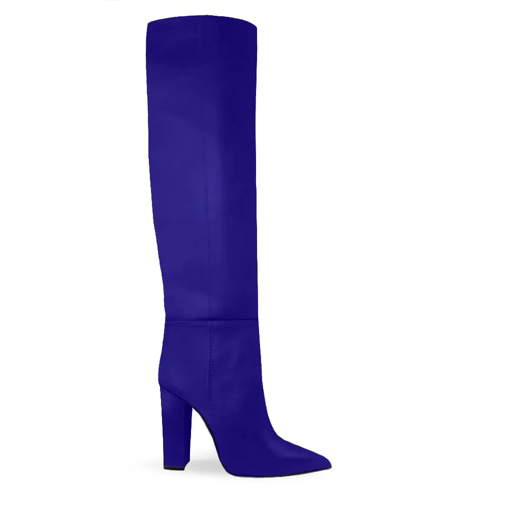 DEBBIE BLUE LEATHER