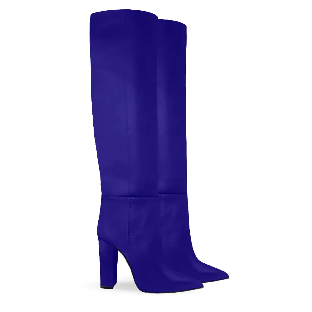 DEBBIE BLUE LEATHER