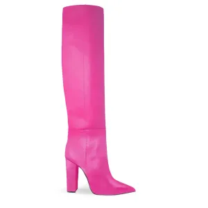 DEBBIE FUCHSIA LEATHER