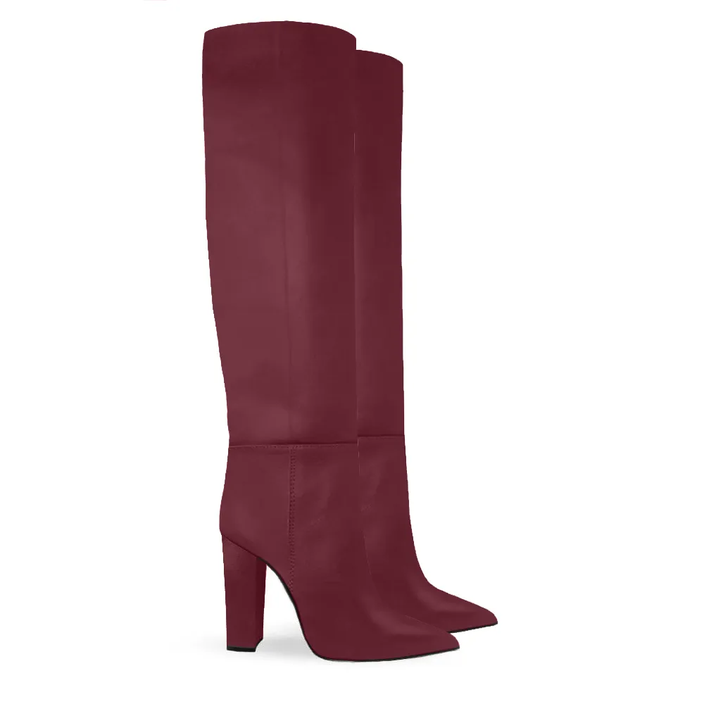 DEBBIE LEATHER BORDEAUX