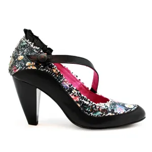 Delicieux - Black/Multi Sequin- last pair 40
