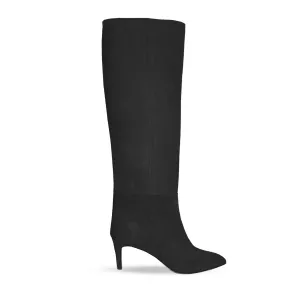 DELILAH BLACK SUEDE