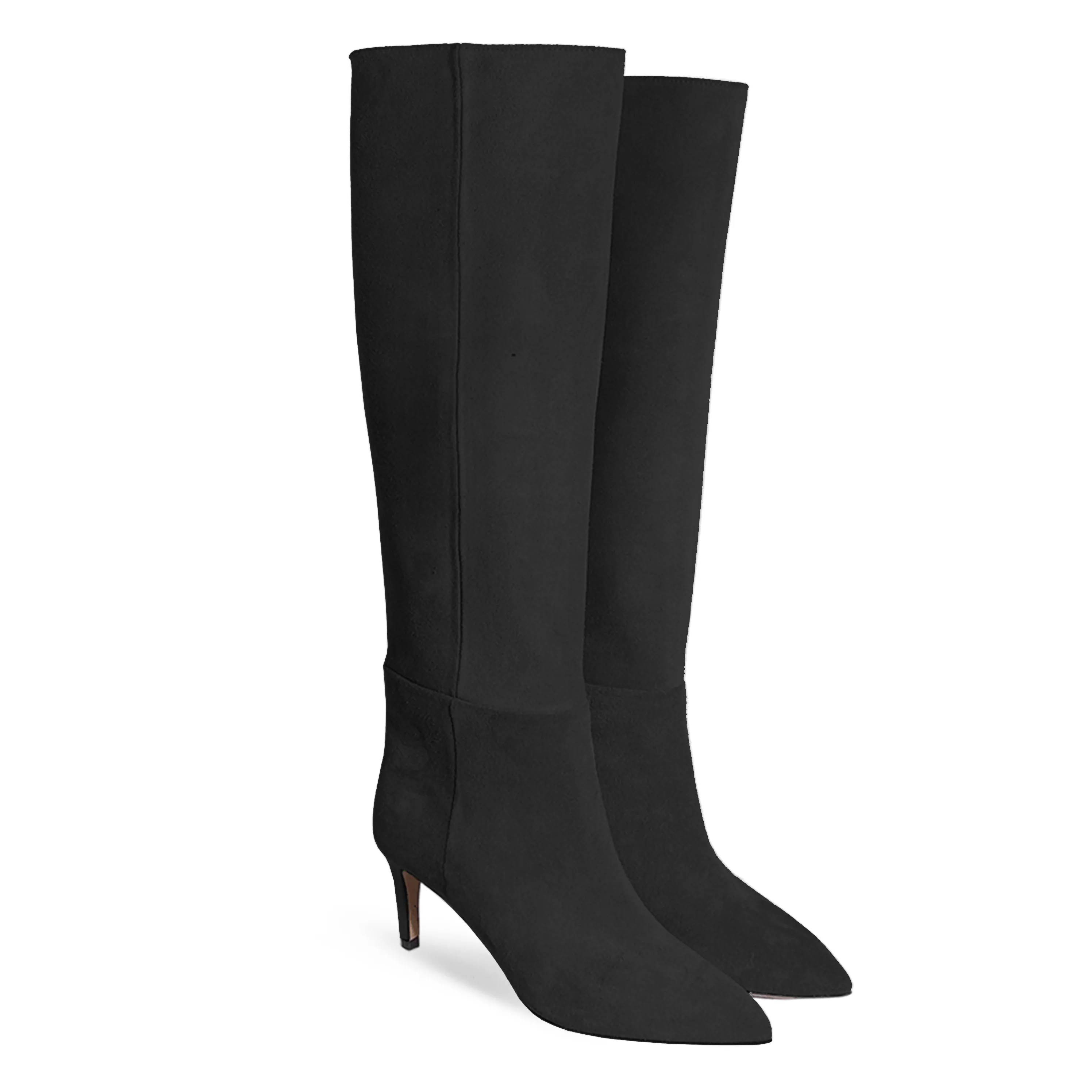 DELILAH BLACK SUEDE