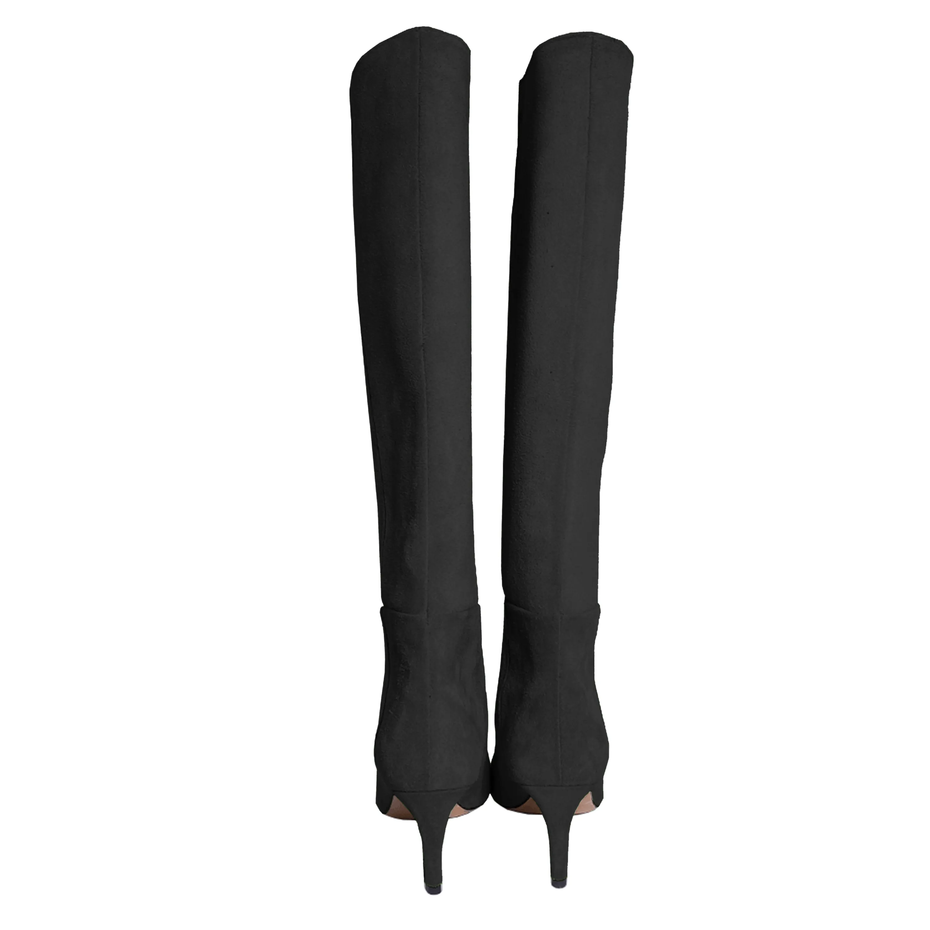 DELILAH BLACK SUEDE