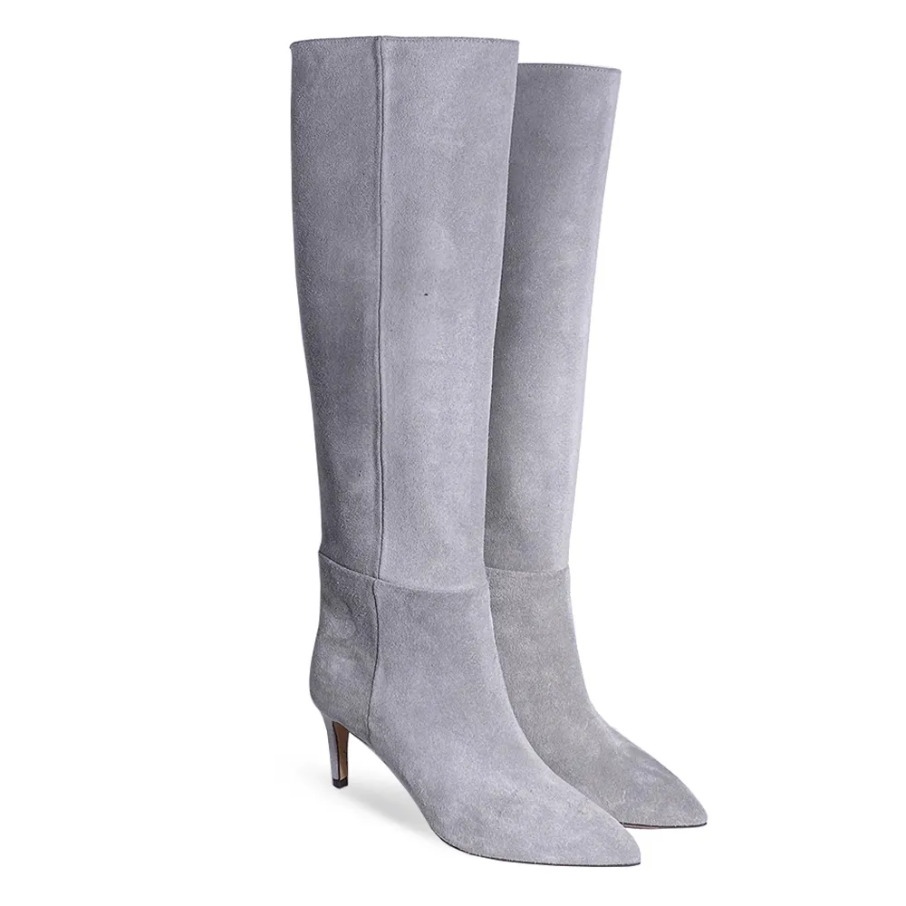 DELILAH GRAY SUEDE