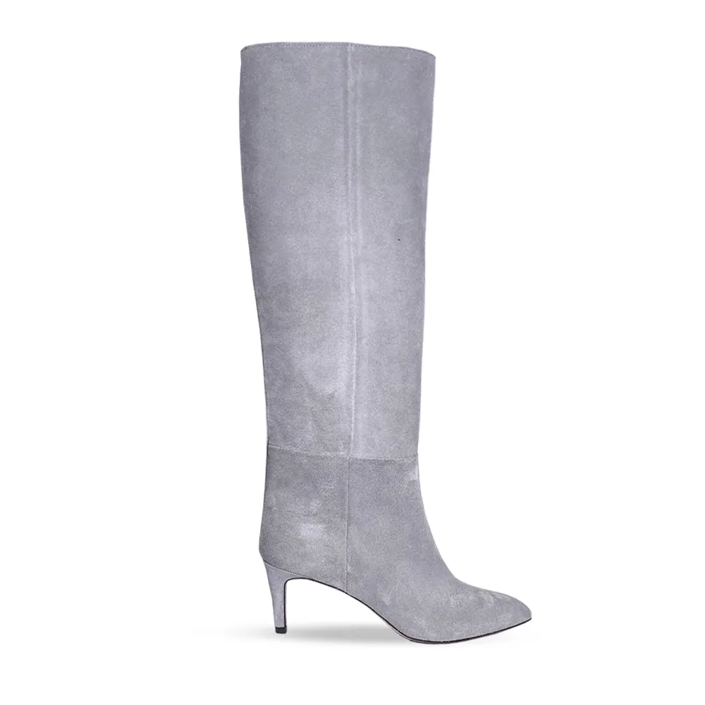 DELILAH GRAY SUEDE