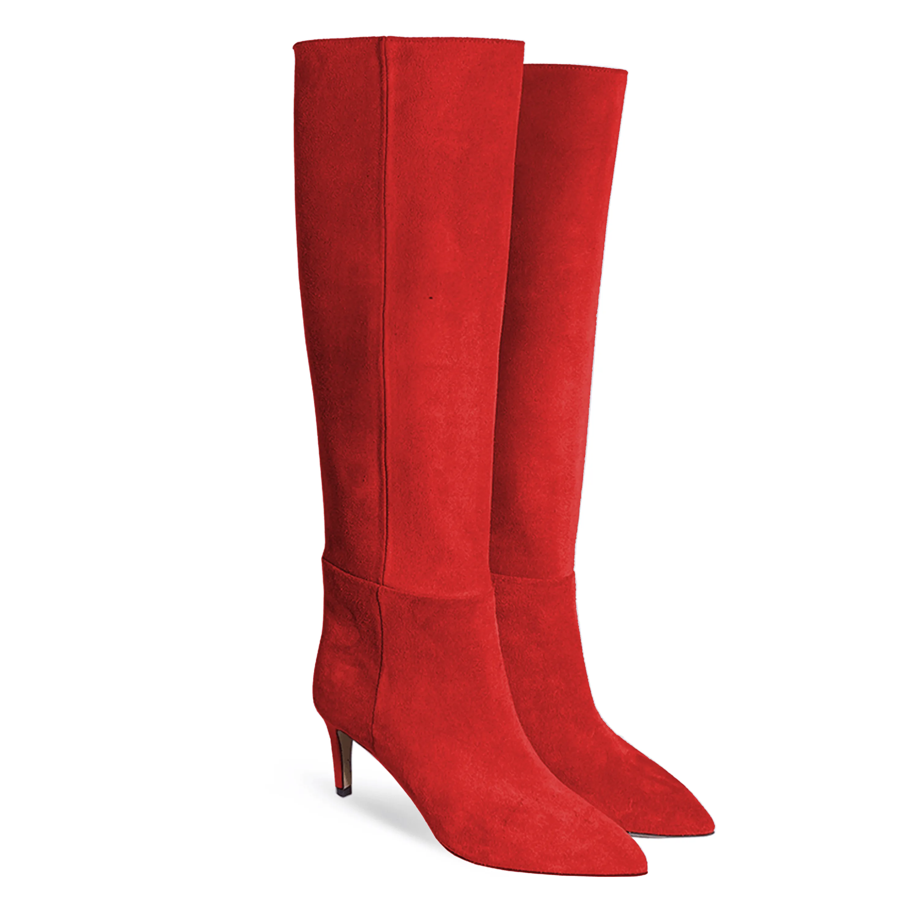 DELILAH RED SUEDE
