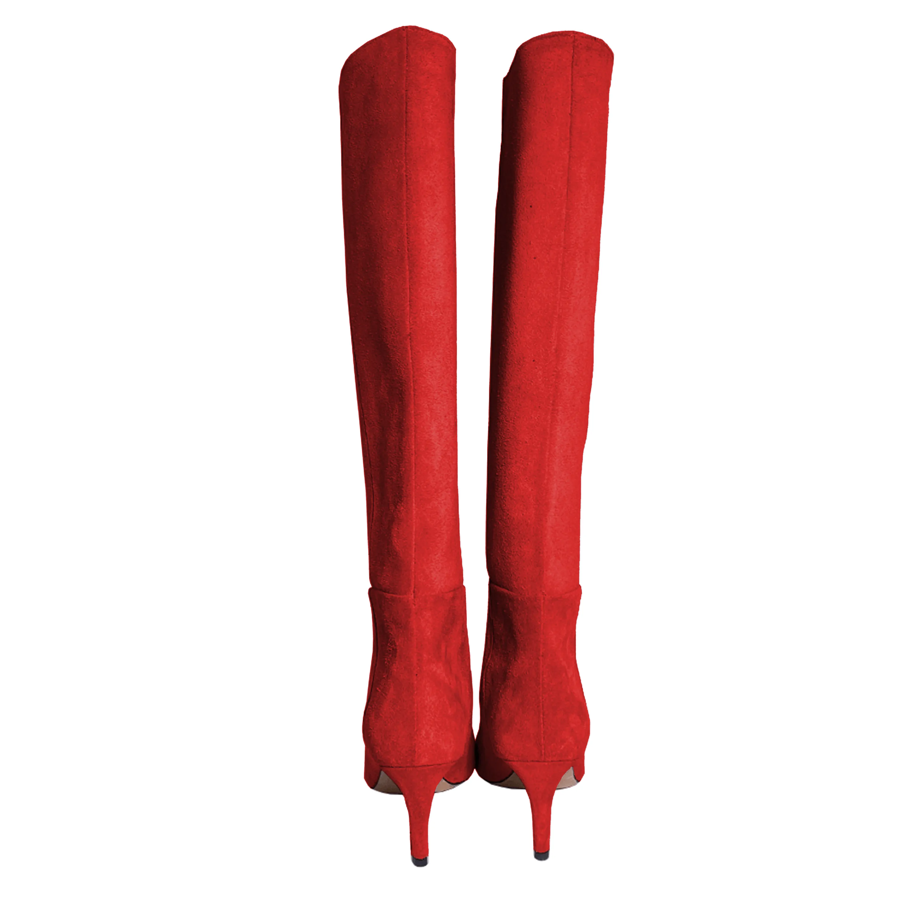 DELILAH RED SUEDE