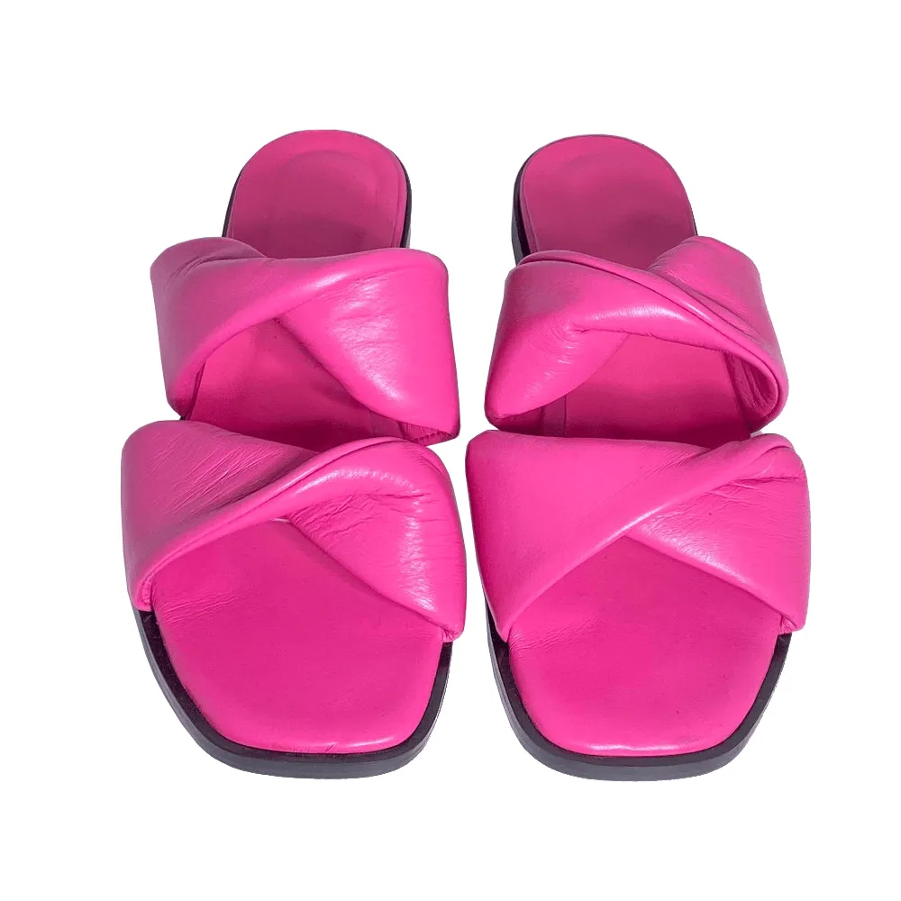 DIXIE FUCHSIA LEATHER