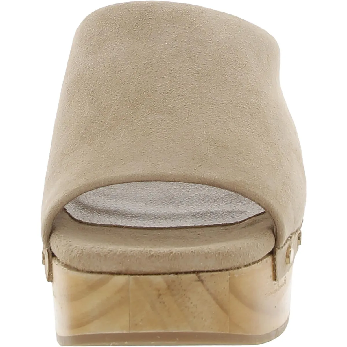 Dorado Womens Suede Studded Wedge Sandals