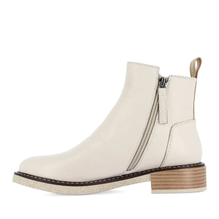 DUEL - EGRET LEATHER