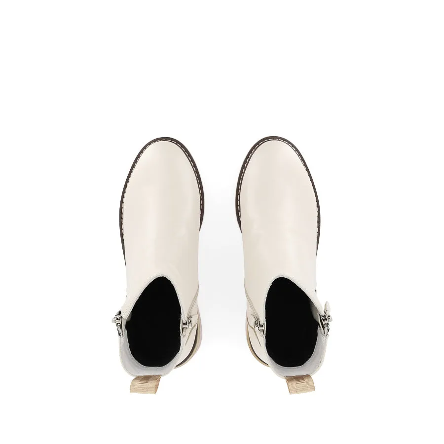 DUEL - EGRET LEATHER