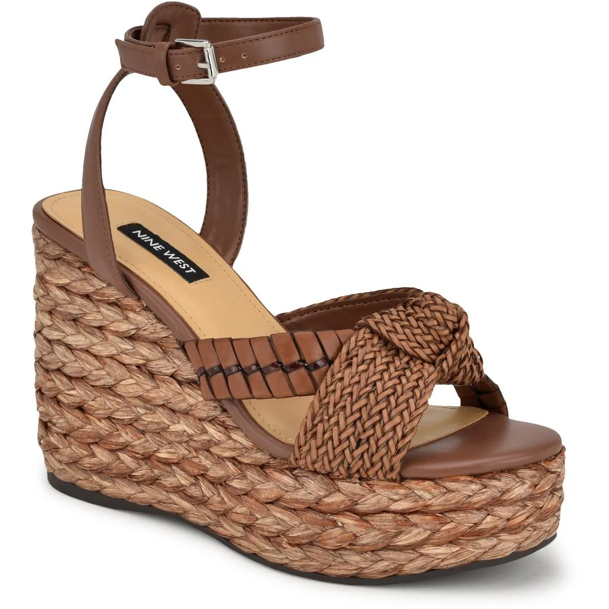 Eaden 3 Womens Woven Manmade Platform Sandals