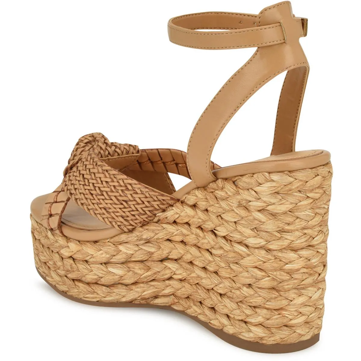 Eaden 3 Womens Woven Manmade Platform Sandals