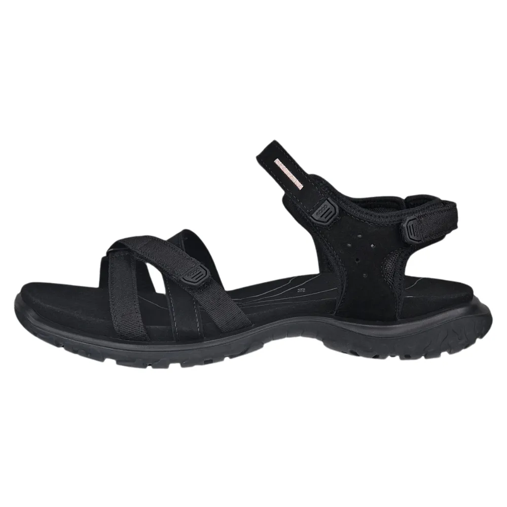 Ecco Offroad Roam Black Nubuck Outdoor Sandal (Women's)