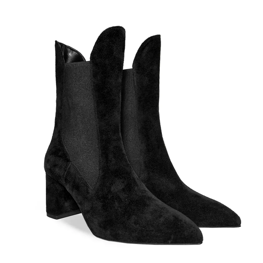 ELIZABETH BLACK SUEDE