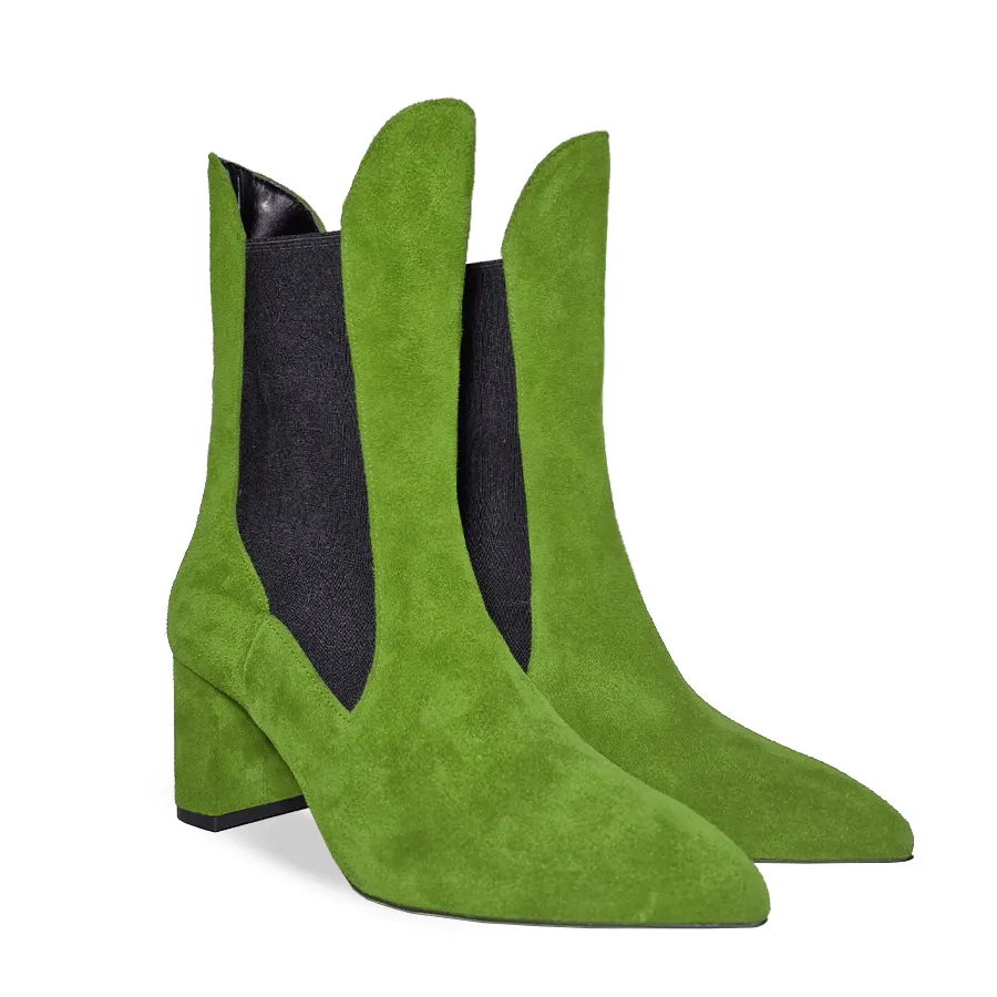 ELIZABETH GREEN SUEDE
