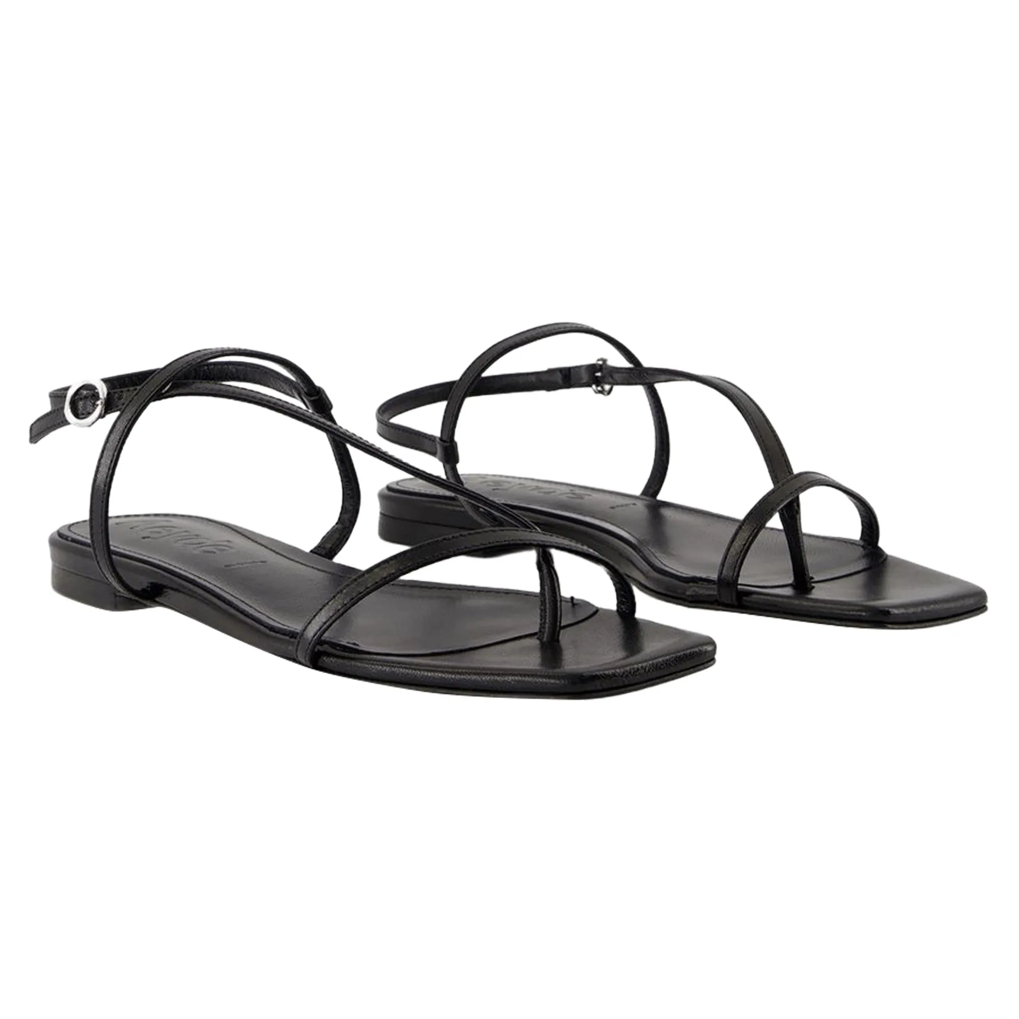 Ella Sandals - Aeyde - Leather - Black