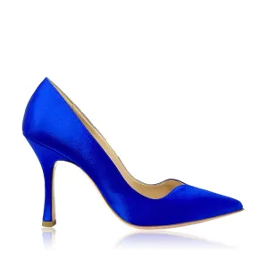 EMMA BLUE SATIN