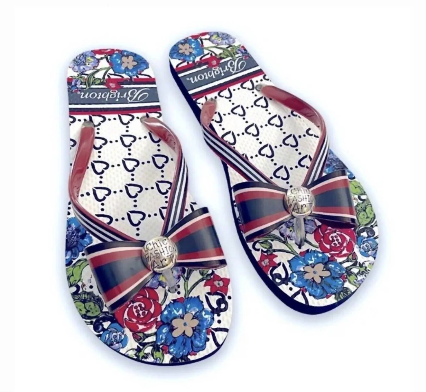 Entice Flip Flops In Multi