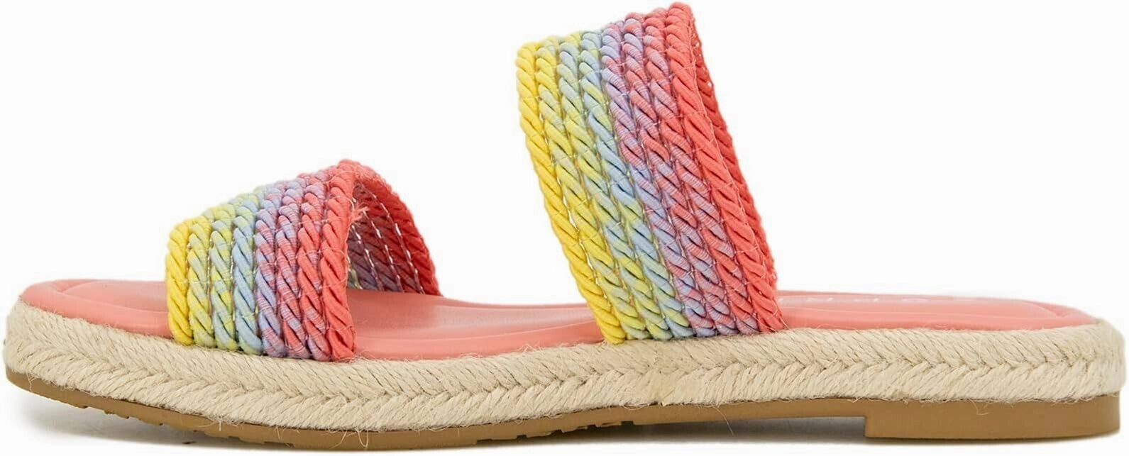 Esprit Arya E2ARY90 Sandals Women's US 8.5 Multicolor Open Toe Espadrille KHD744