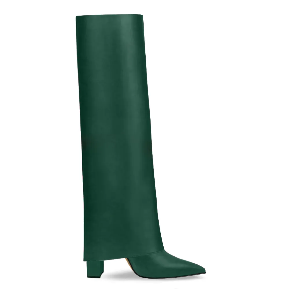 ESTELA GREEN LEATHER