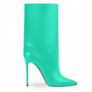 EVELYN AQUAMARINE LEATHER