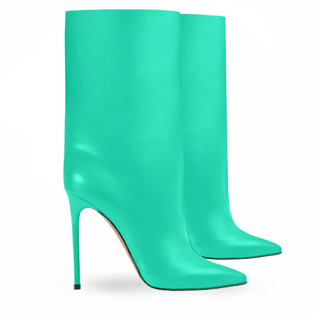 EVELYN AQUAMARINE LEATHER
