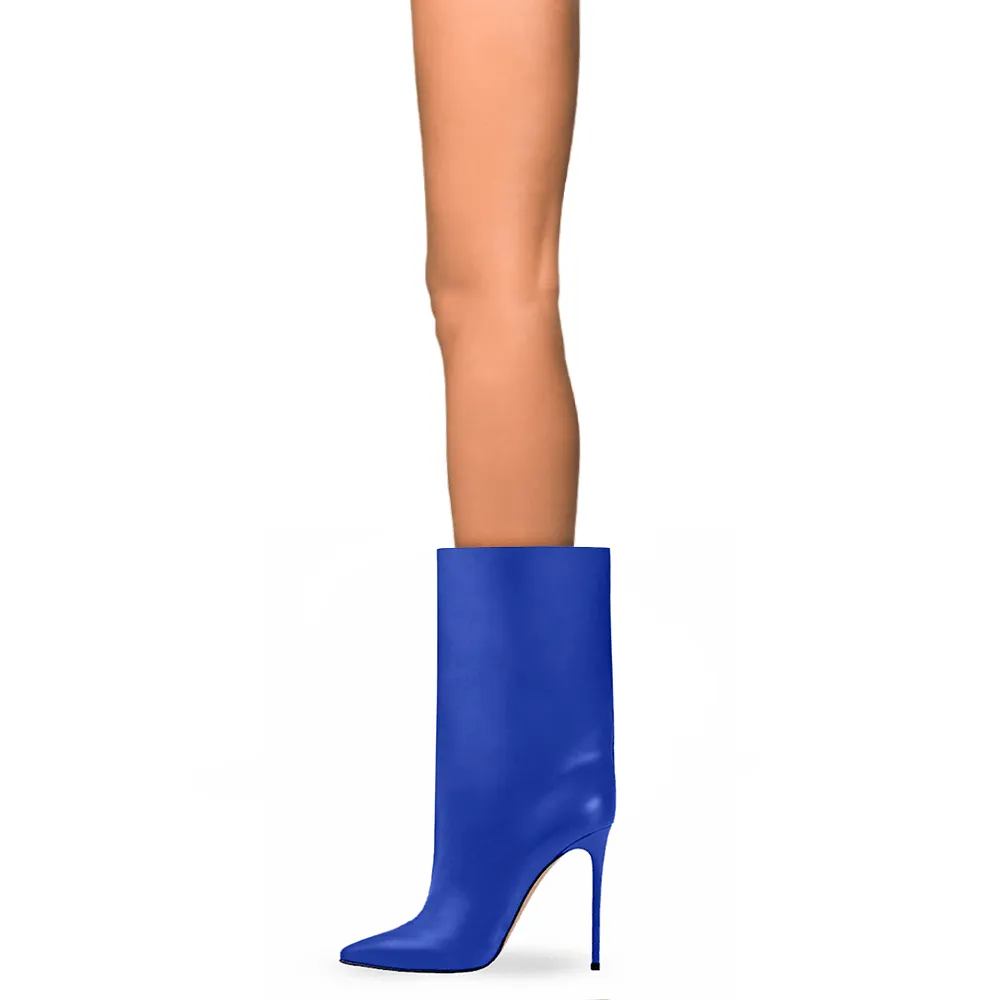 EVELYN BLUE LEATHER