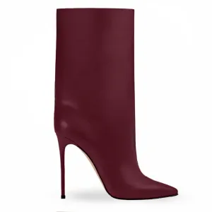 EVELYN LEATHER BURGUNDY