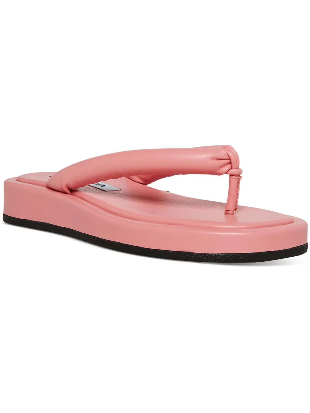 Fango Womens Puffer Flip-Flop Thong Sandals