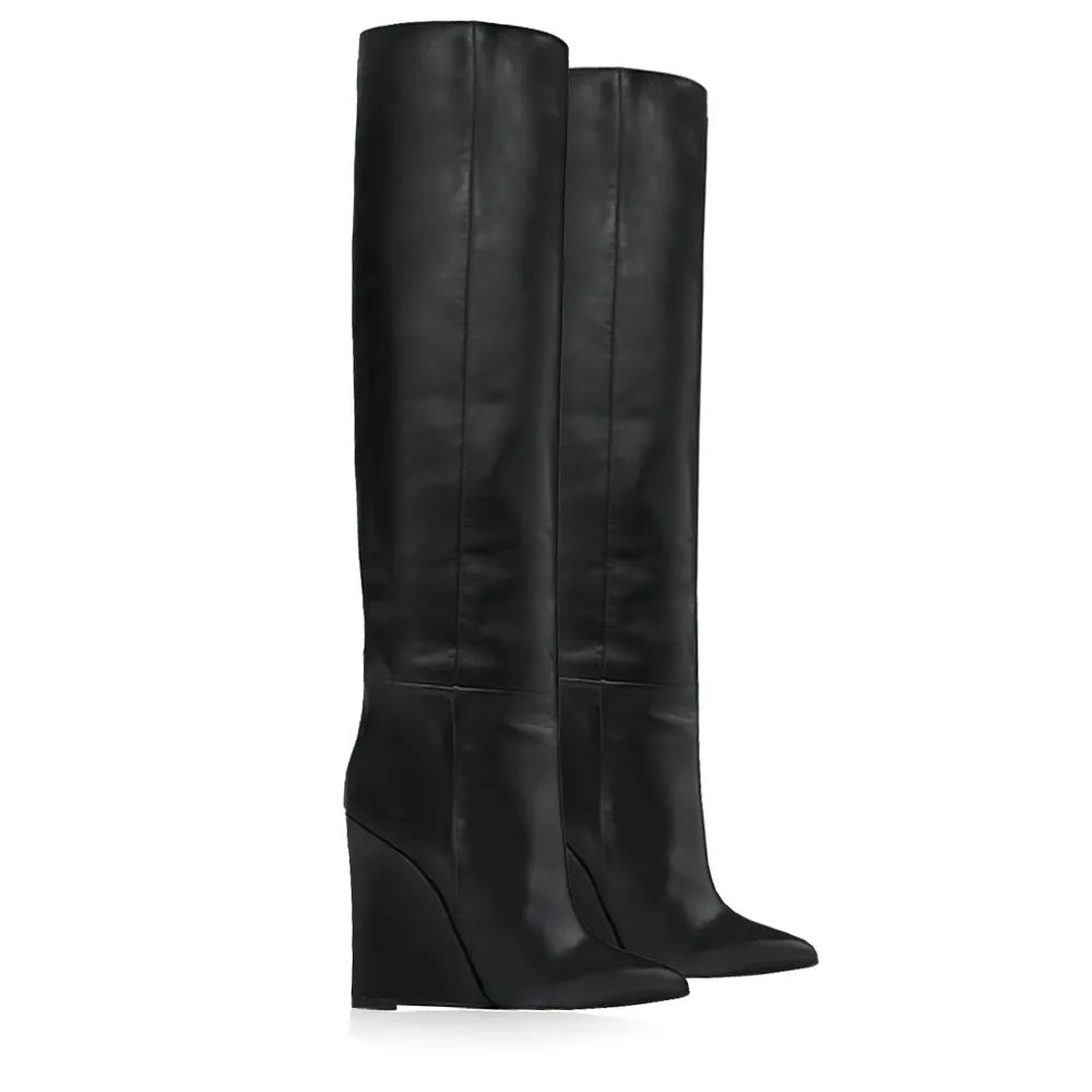 FARAH BLACK LEATHER