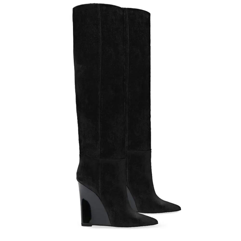 FARAH BLACK SUEDE