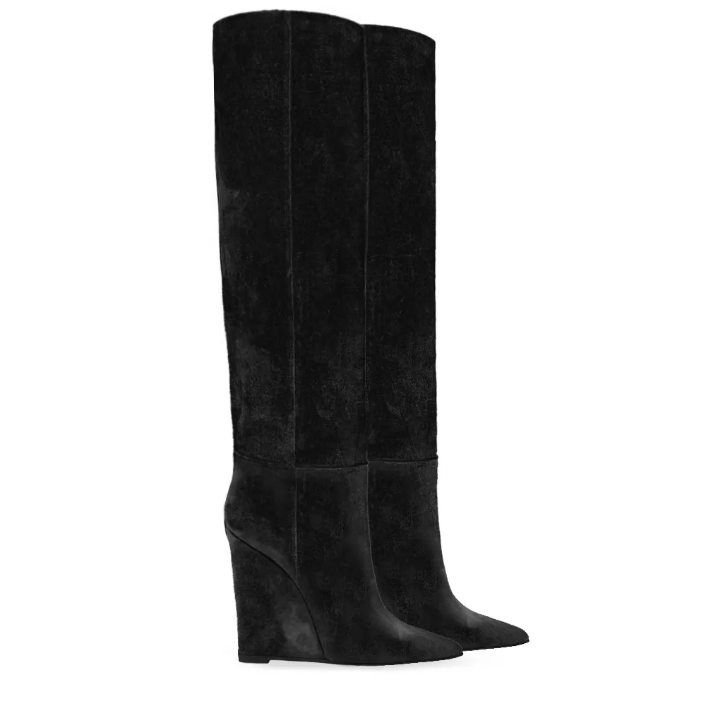 FARAH BLACK SUEDE