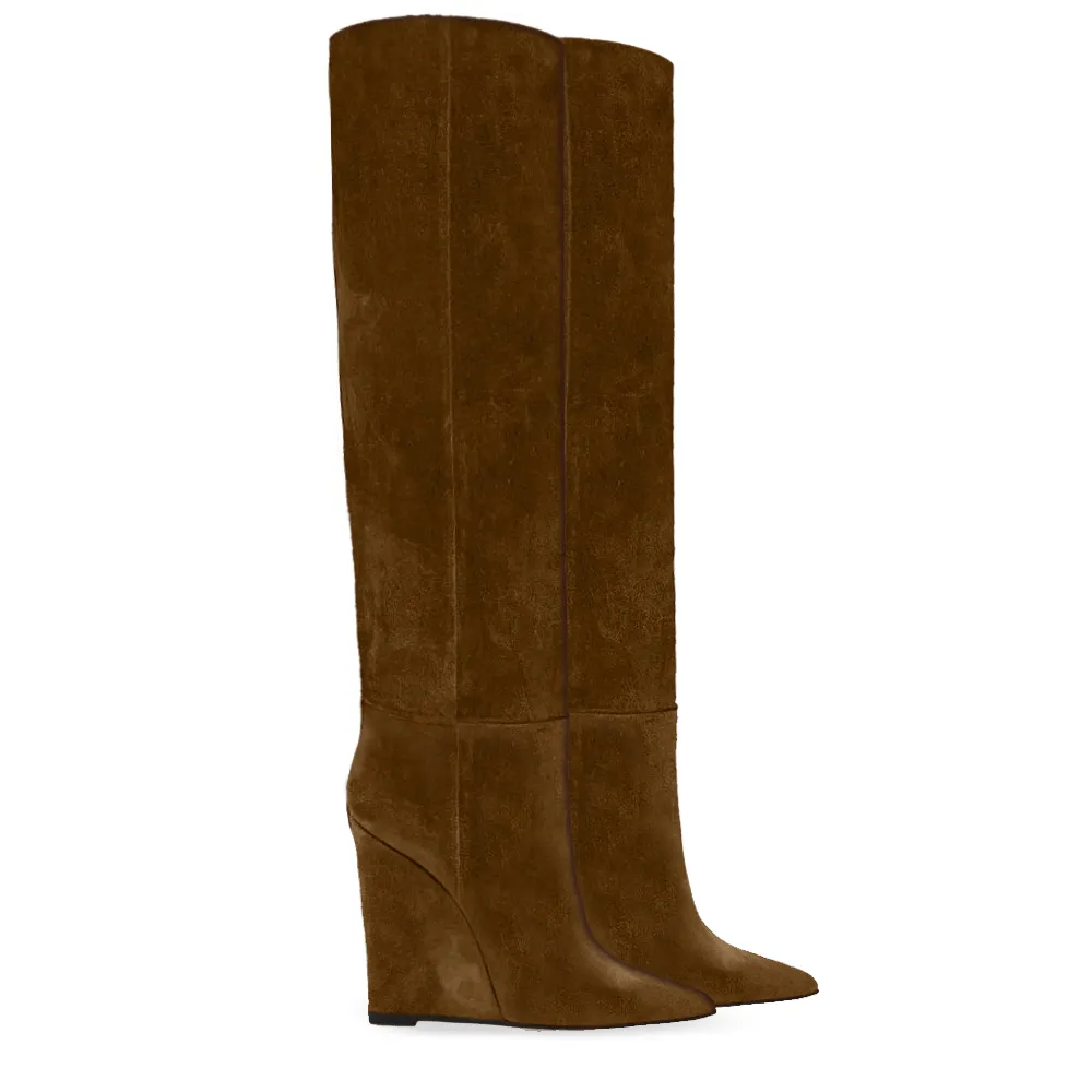 FARAH BROWN SUEDE