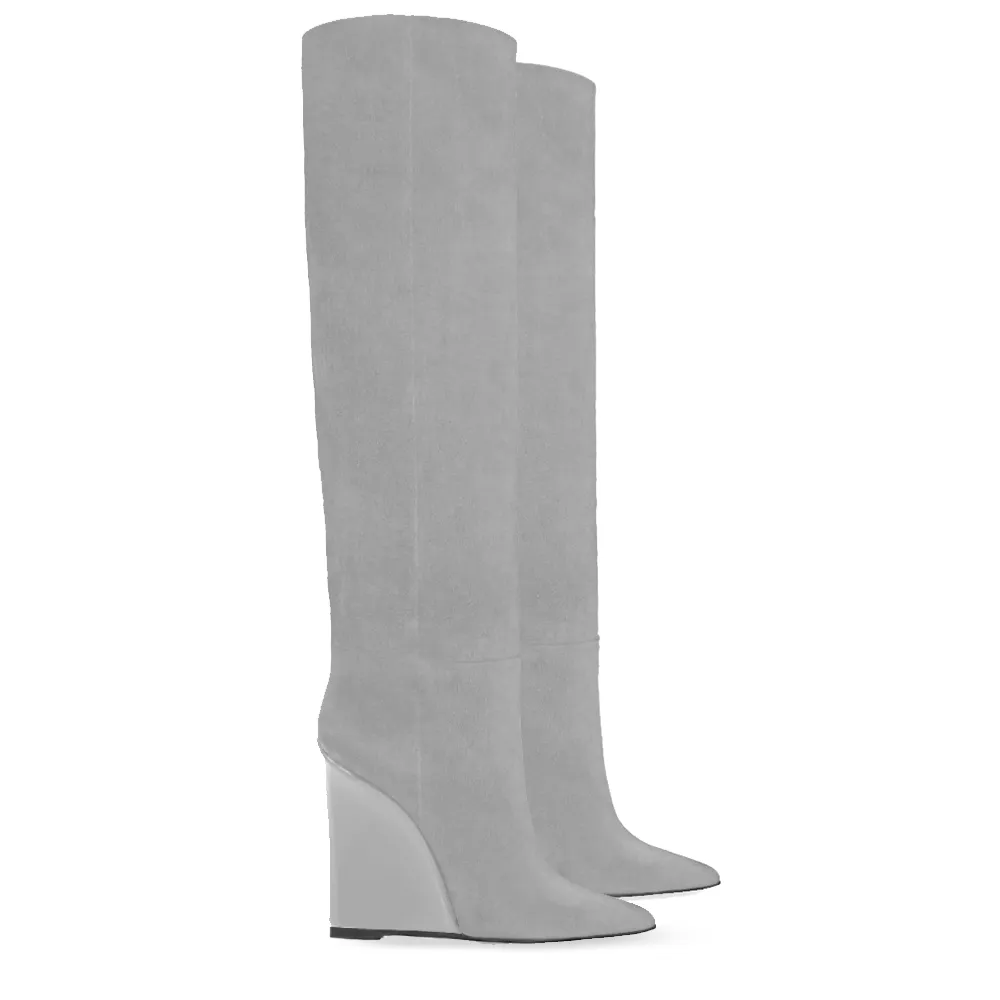 FARAH GRAY SUEDE