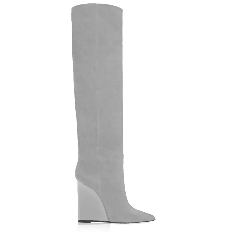 FARAH GRAY SUEDE