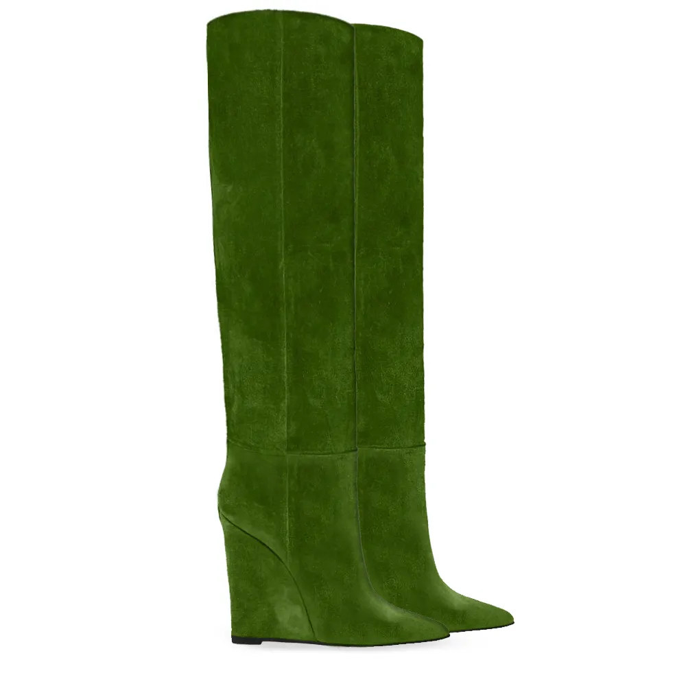 FARAH GREEN SUEDE