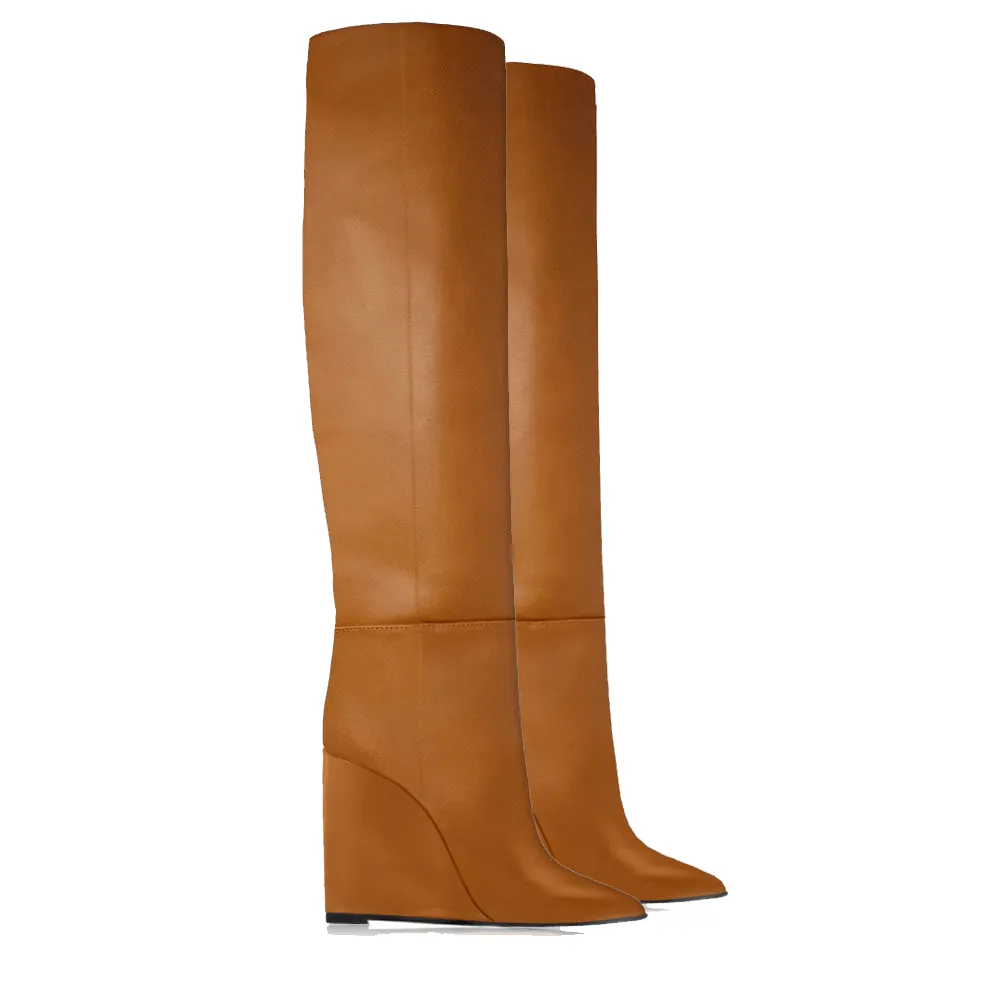 FARAH LEATHER COGNAC