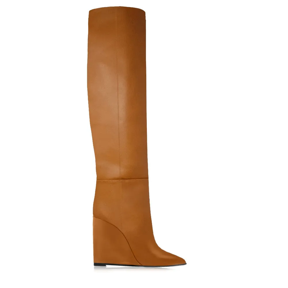 FARAH LEATHER COGNAC