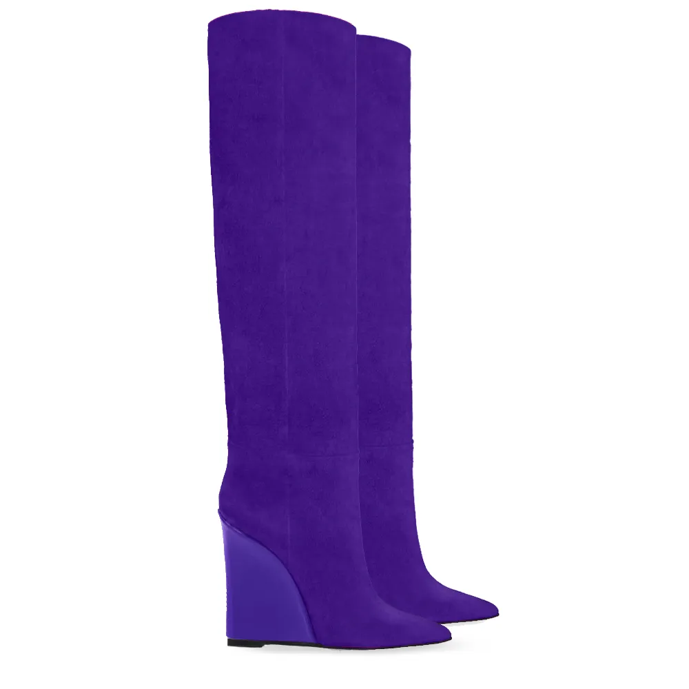 FARAH PURPLE SUEDE