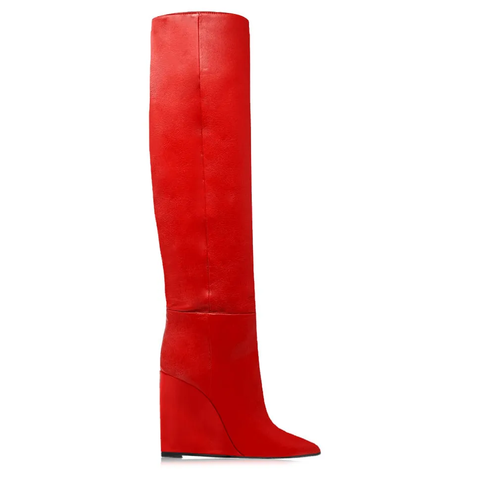 FARAH RED LEATHER